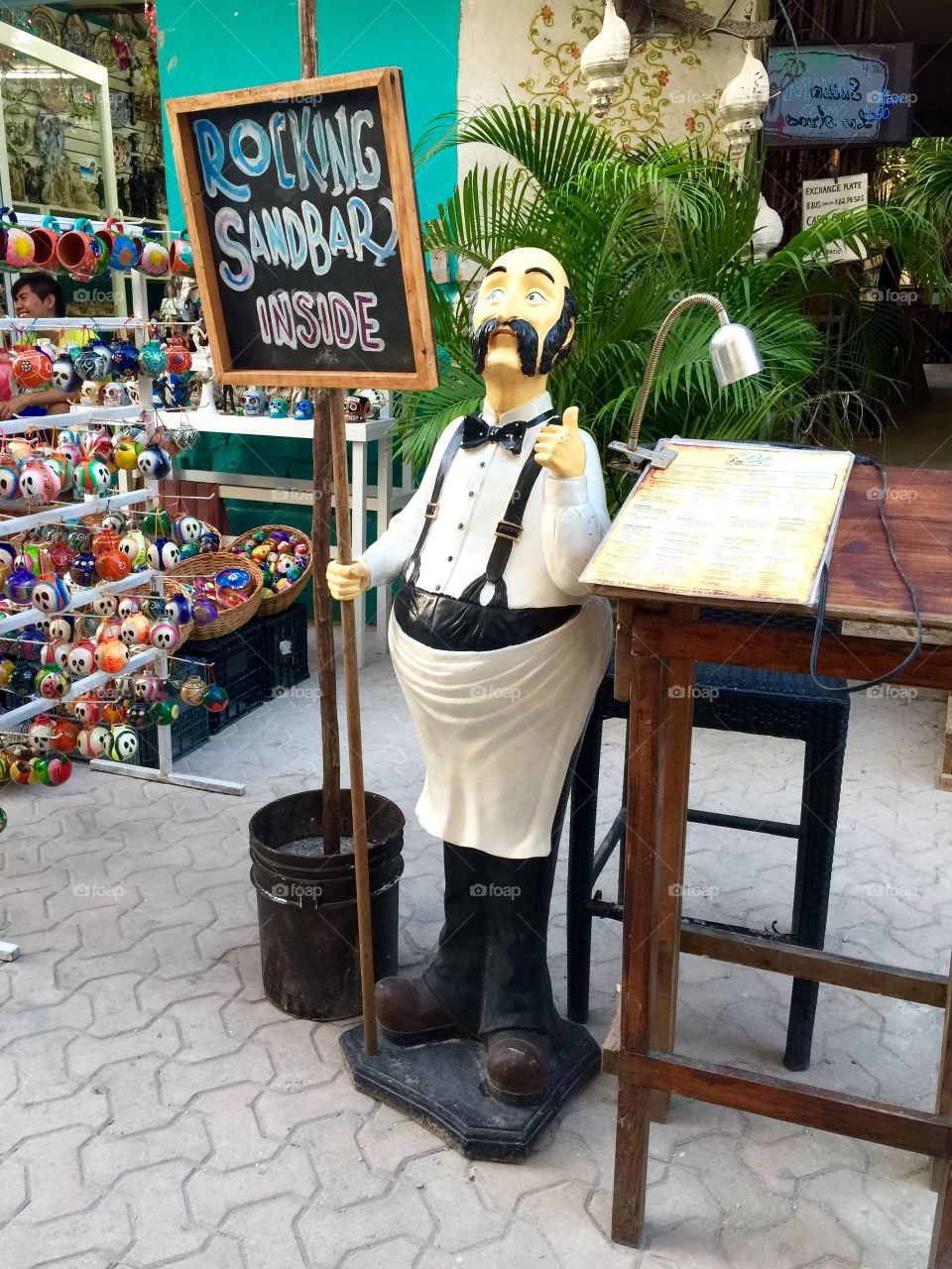 On the street in Isla Mujeres