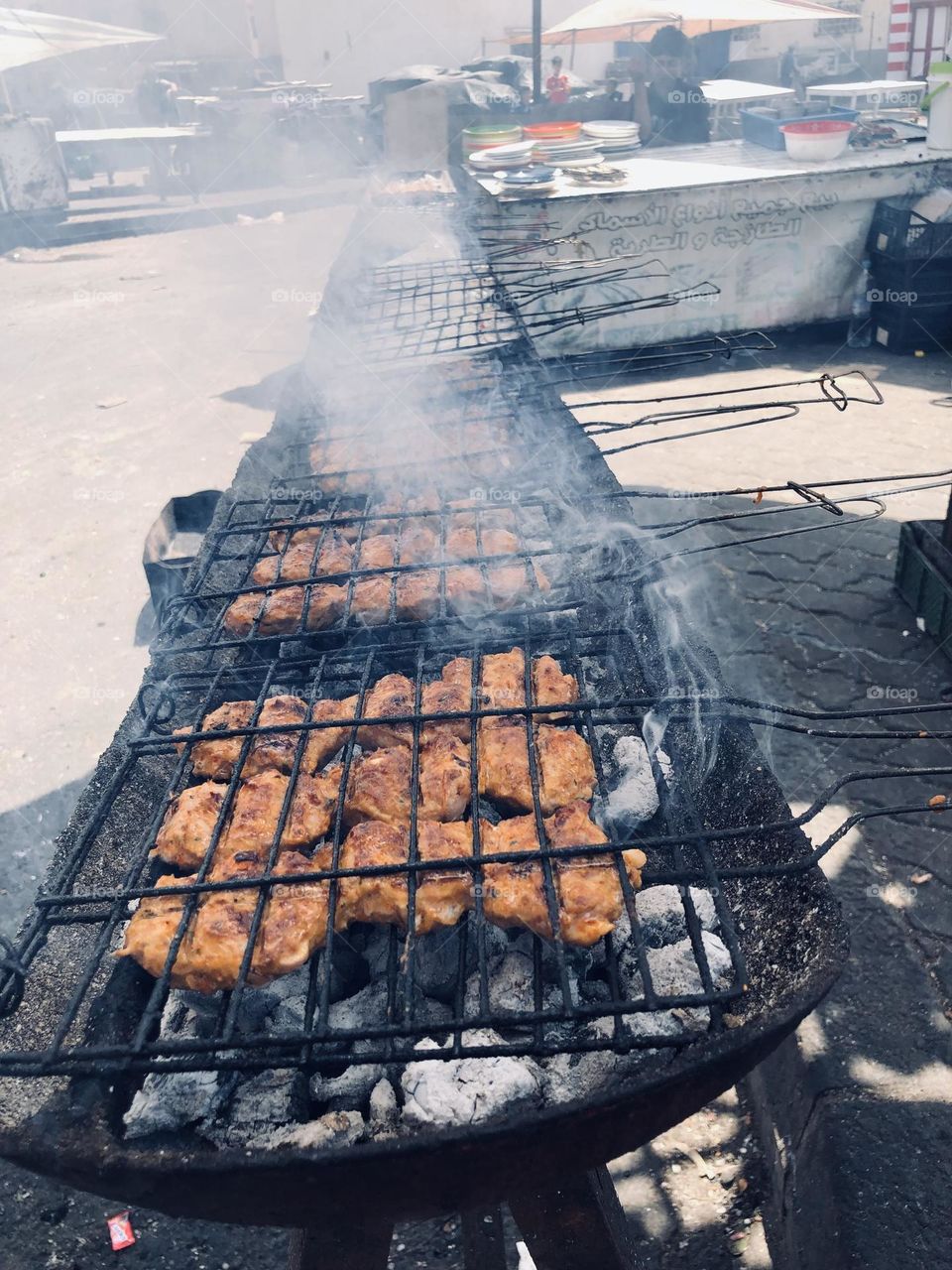 Moroccan barbecue 