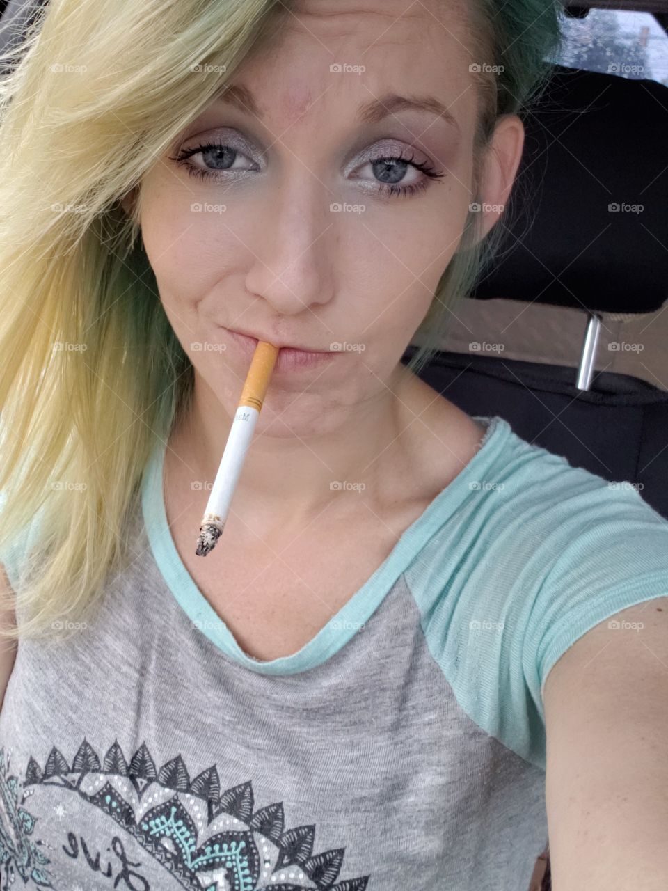 smoking is bad but I look pretty good doing it (;
