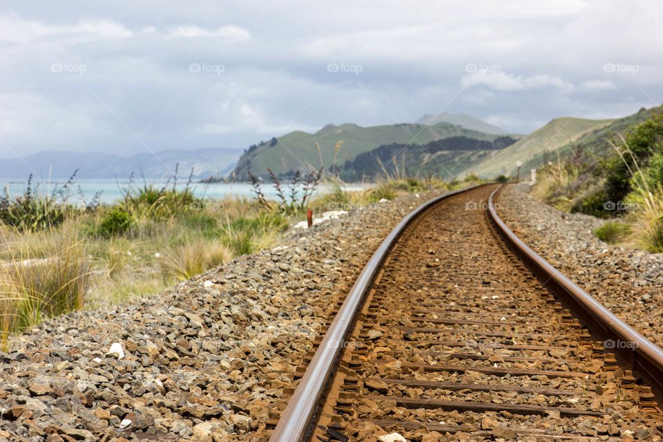 New Zealand - railway kaikoura 