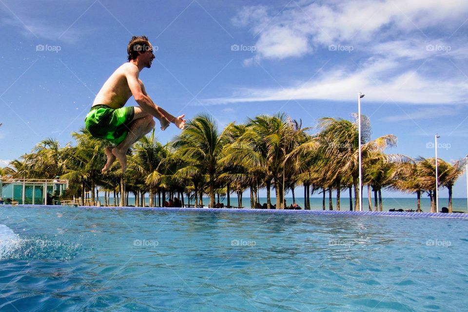 fun in the pool