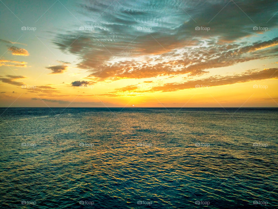 amazing sunset horizon ⛅