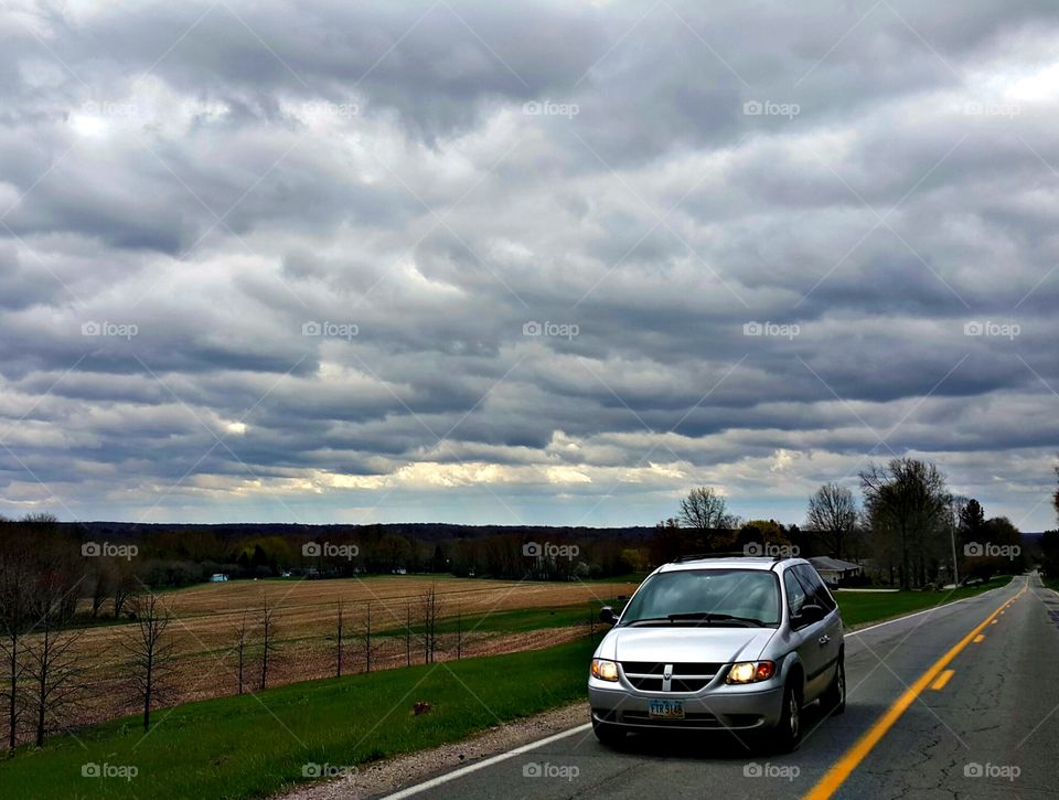 Cloudy day at Brimfield OH 