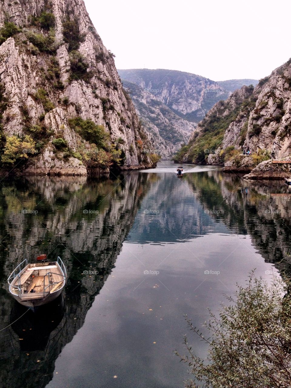 Scenic view of lake