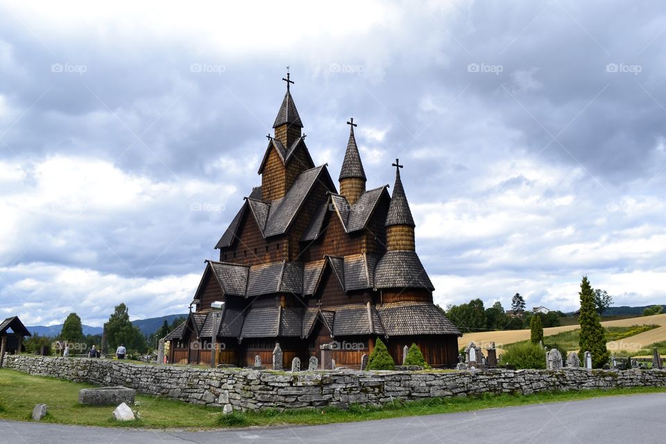 Heddal stavechurch Telemark Norway 