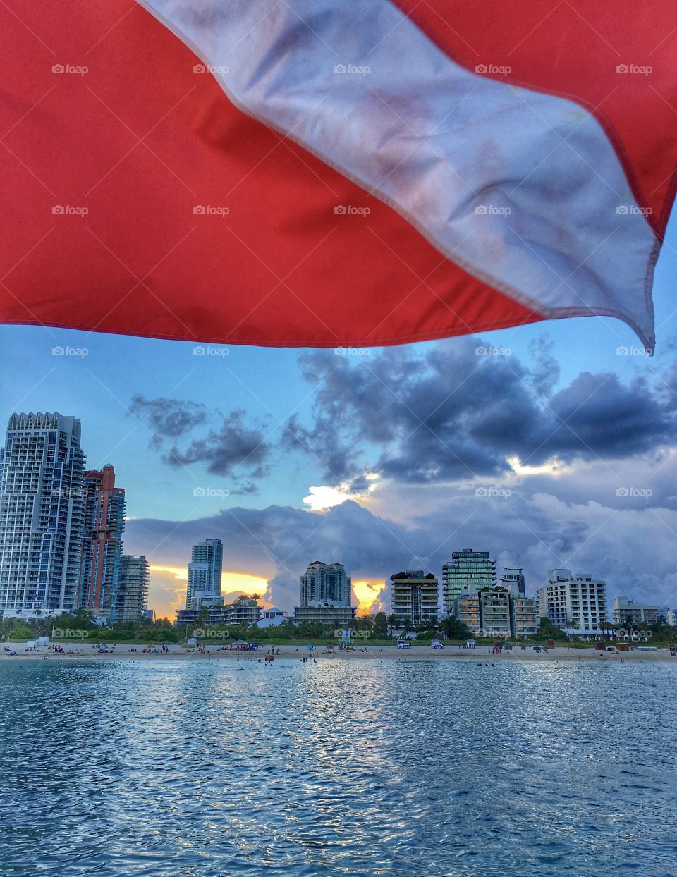 South Beach sunset