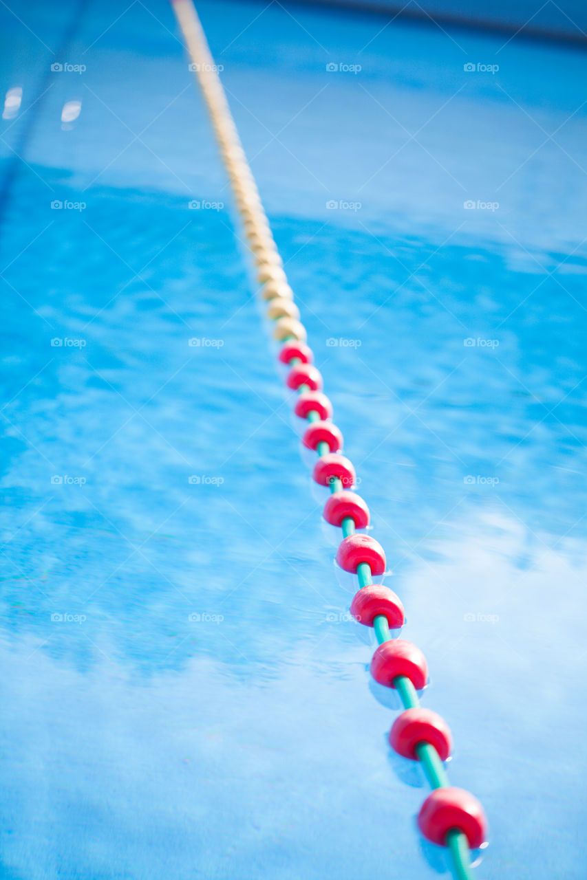 Lane divider of a swimming pool
