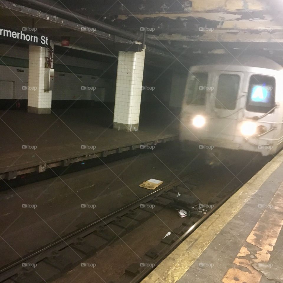 MTA TRANSIT NYC A TRAIN 