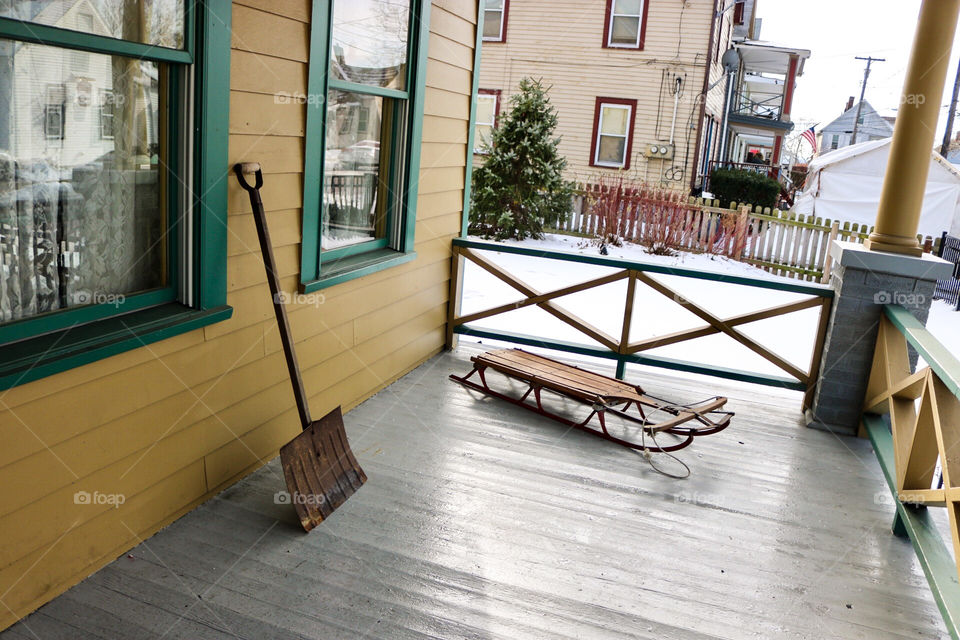 Christmas Story House ( front Porch )