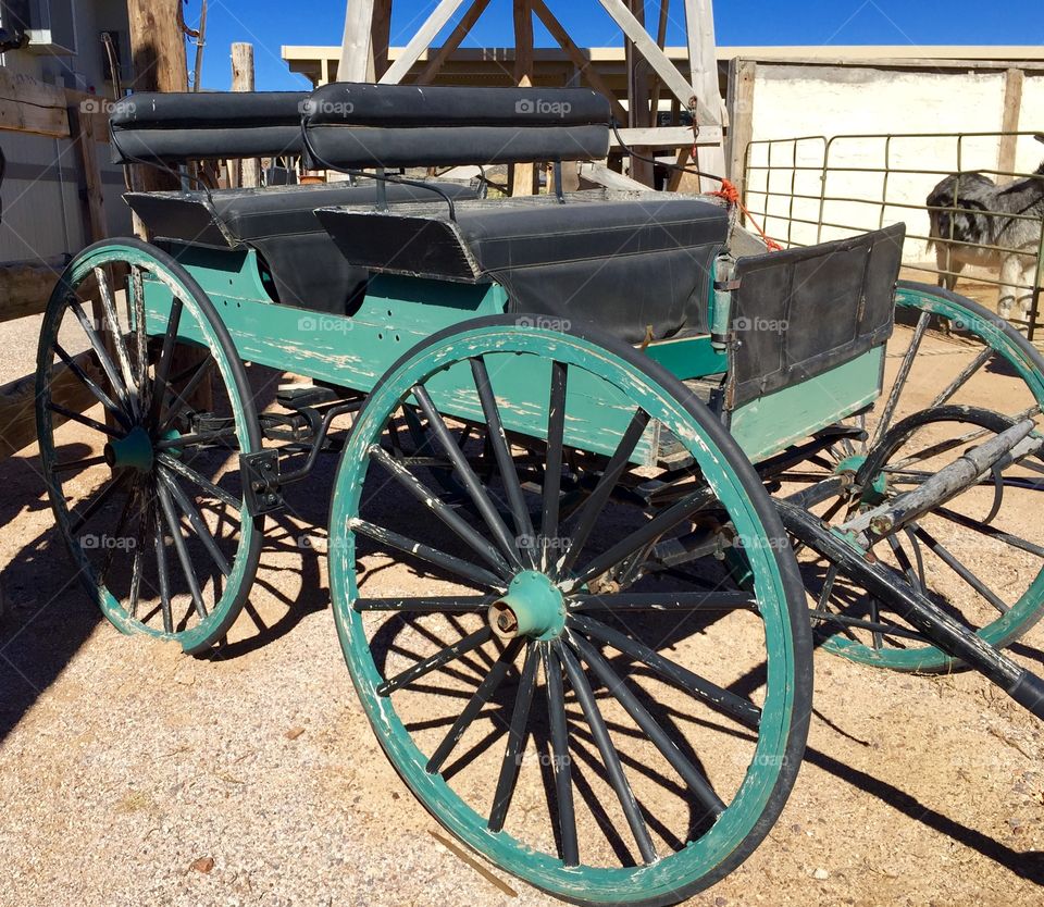 Green Farm Wagon