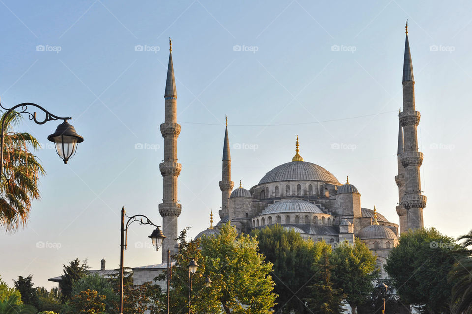 Blue Mosque,  Istanbul, Turkey. 