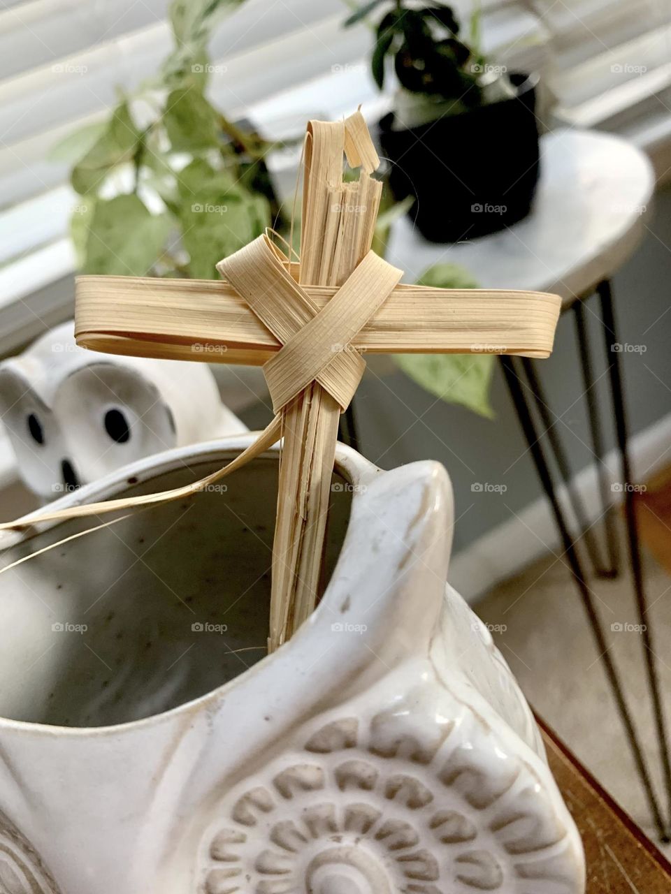 Palm leaf cross 