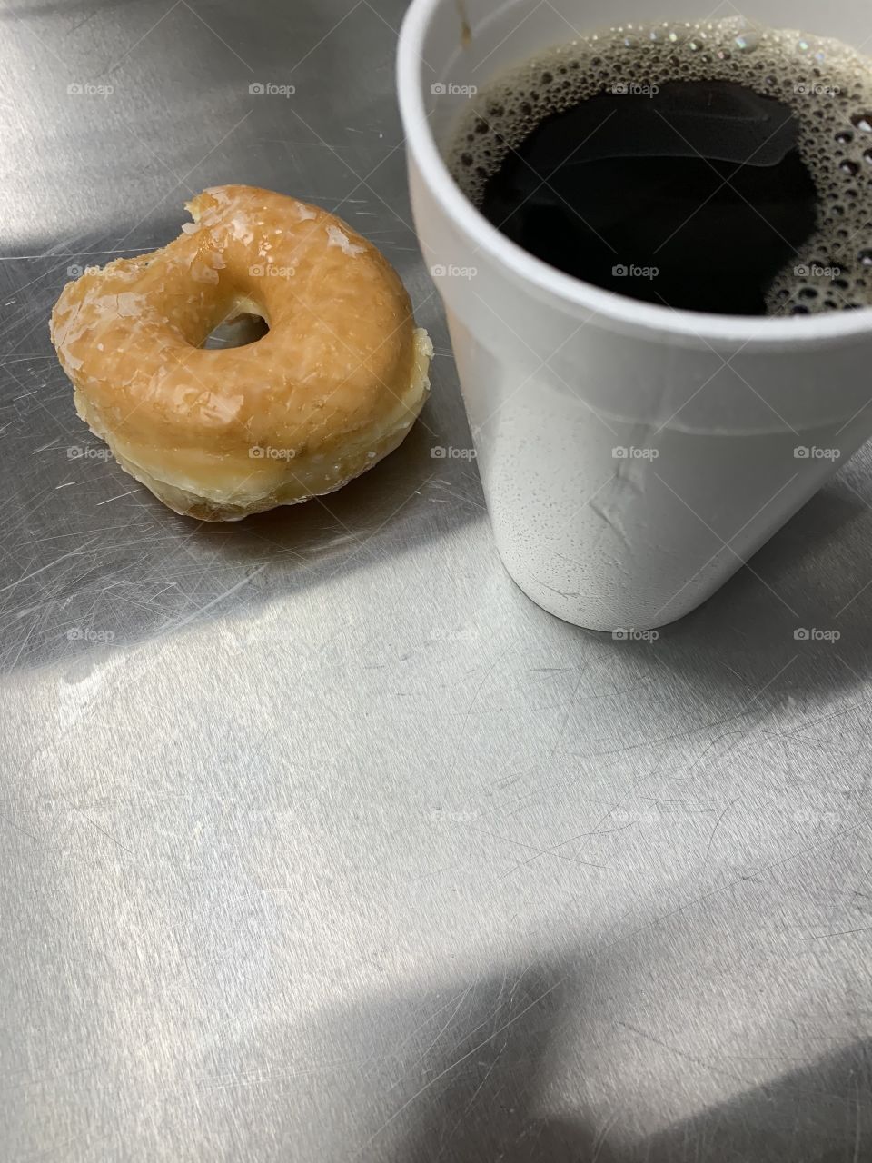 Doughnut with coffe