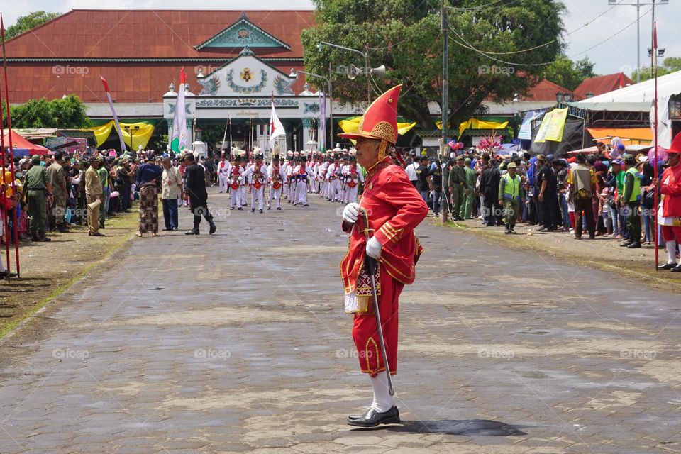 commander of traditional soldier of Yogyakarta palace