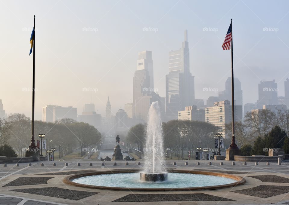 Fog in Philadelphia