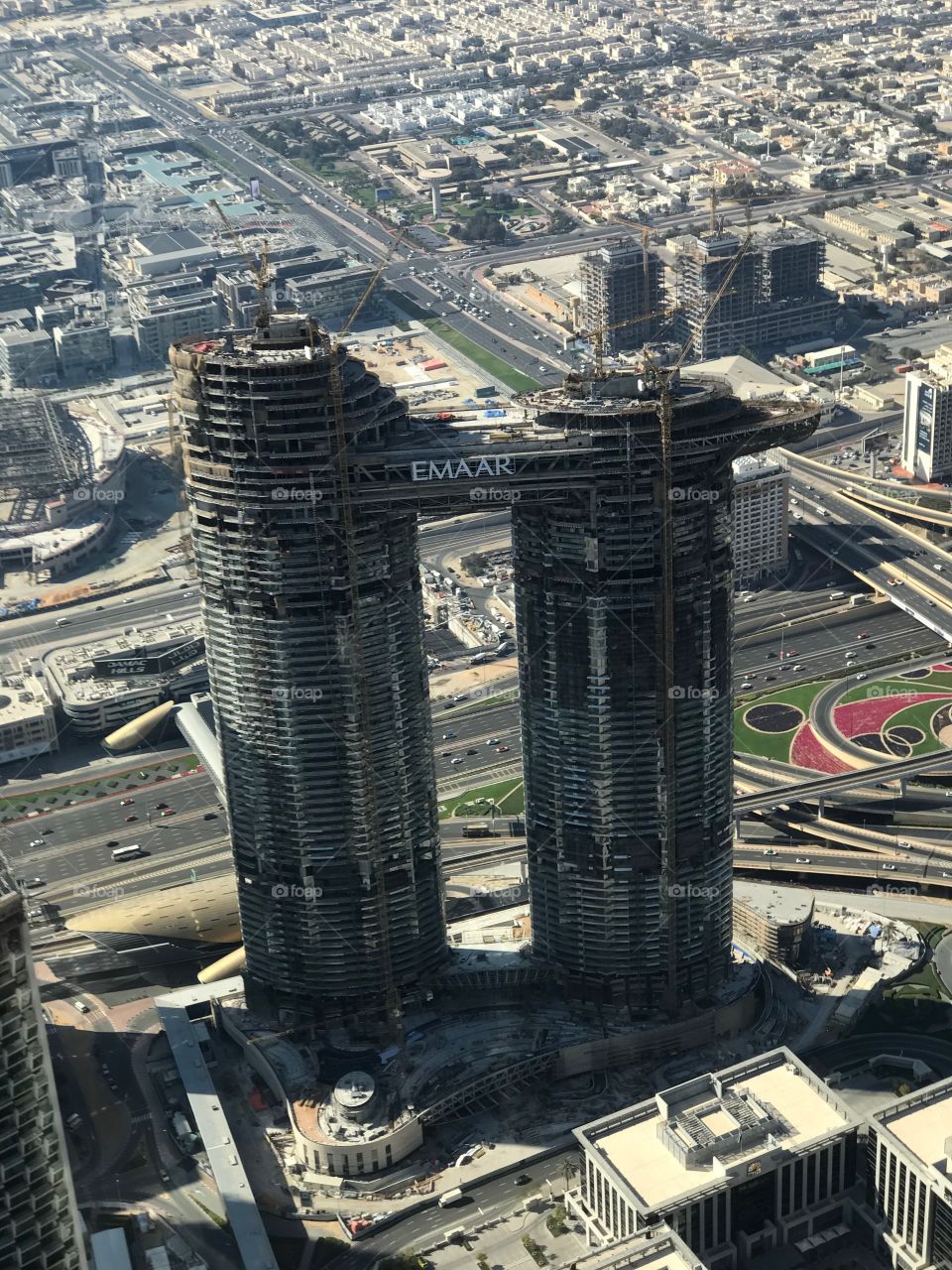 EMAAR as seen from the top of the Burj Khalifa. Dubai £20.00