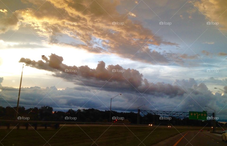 Highway clouds
