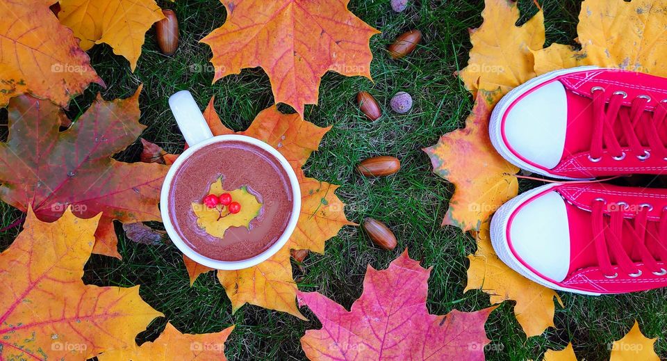 Hello fall🍂🍁 Autumn mood 🍁🍂 Hot chocolate 🍁🍂