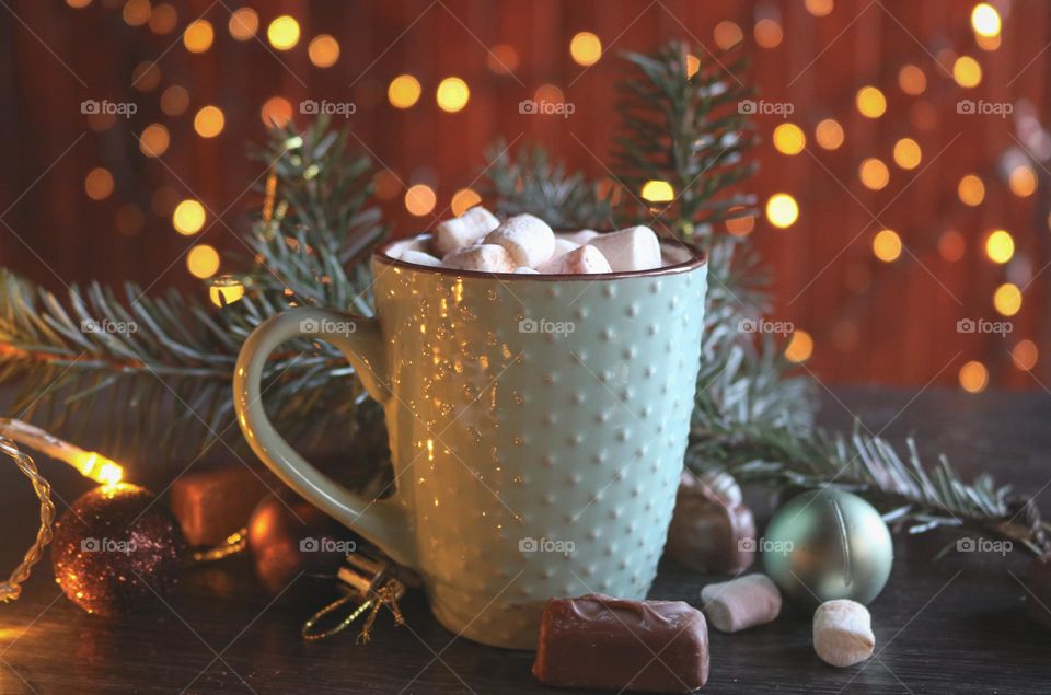 Cup of hot cocoa