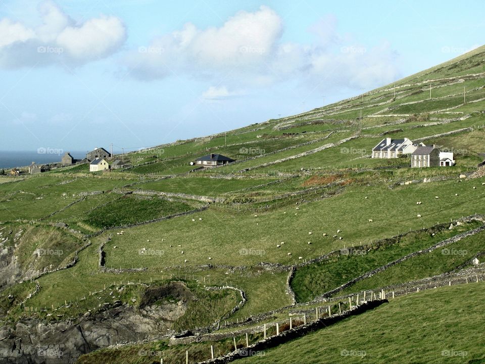 Irish Landscape . Dingle Peninsula 