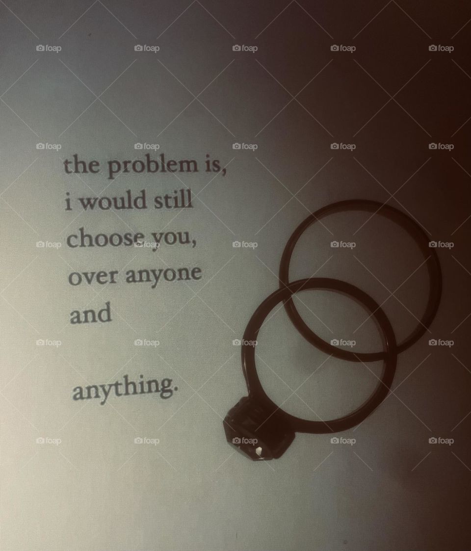 Photograph of broken promises