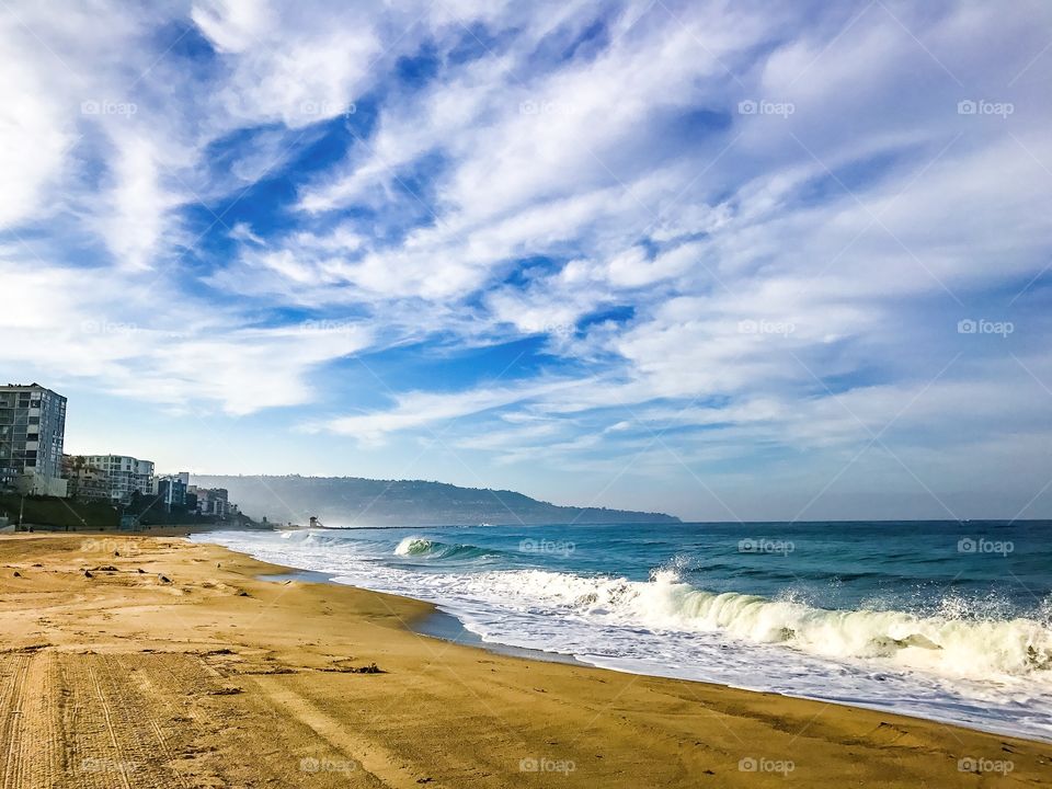 Beautiful Winter Beach Day - Southern California 