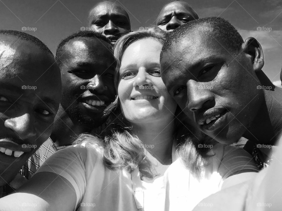 Selfie with the Massai Warriors 