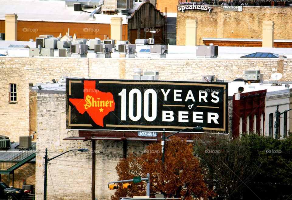 Shiner billboard