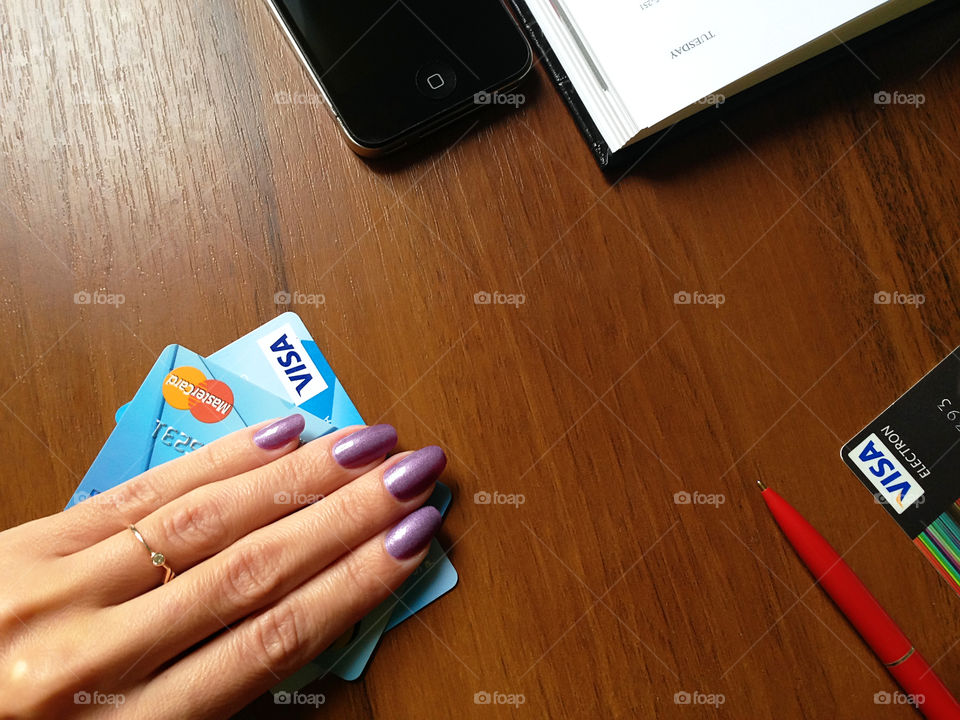 Paying with a credit card 