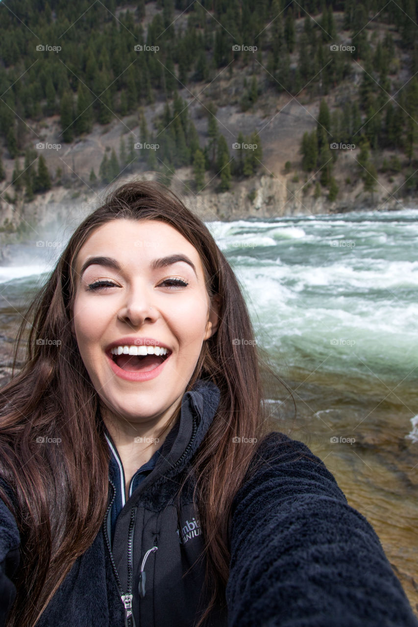 Awkward selfie out exploring in nature!