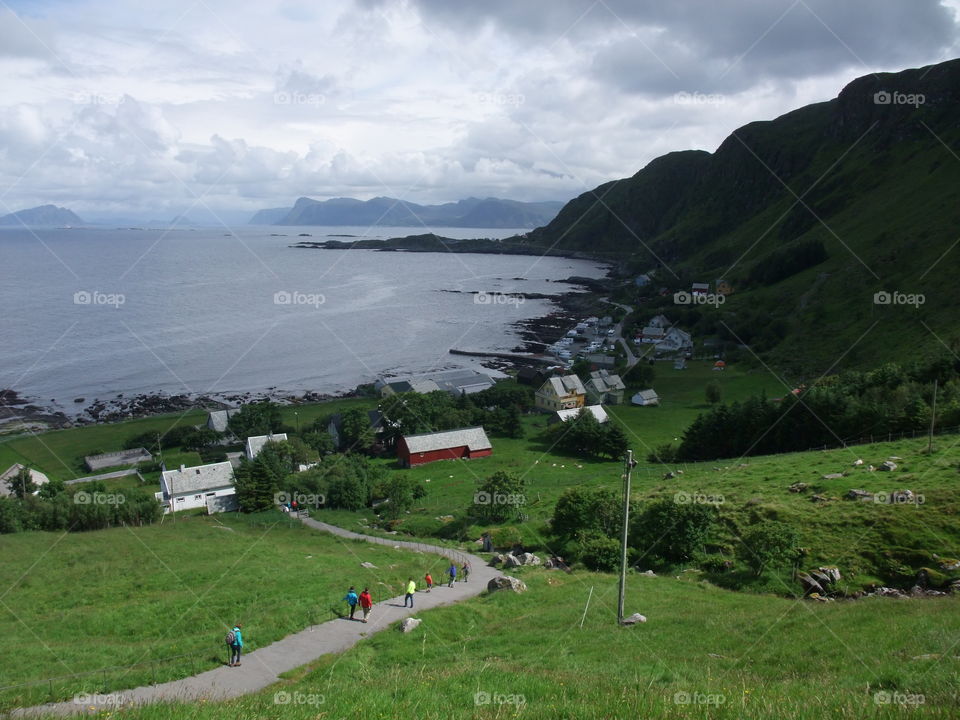 Summer vacation in Norway Runde island.