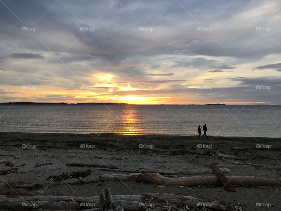 Morning on the beach