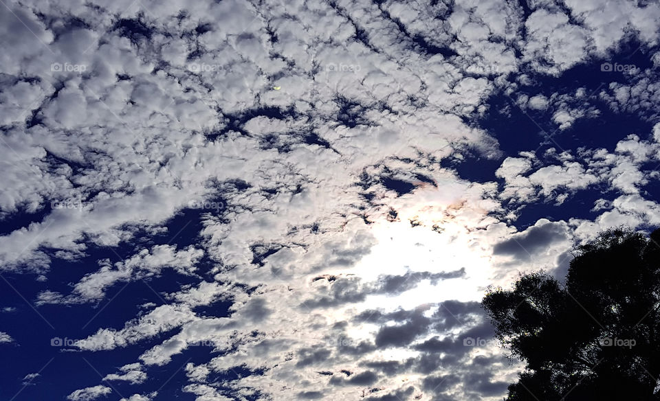 Like a goddess floating in the clouds