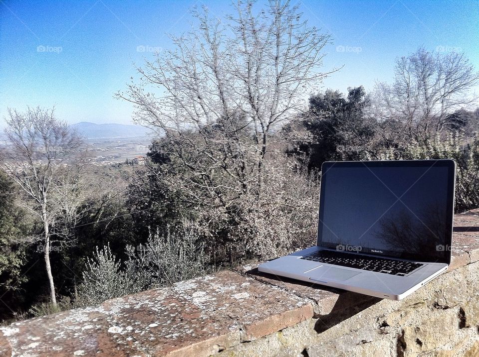 nature trees tecnology tuscany by alekime