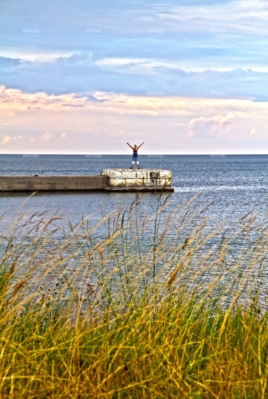 österlen ocean sky nature by sethson