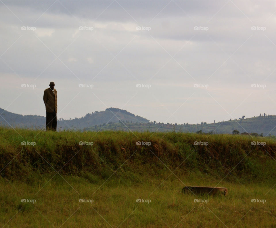 alone man hill memorial by devevo