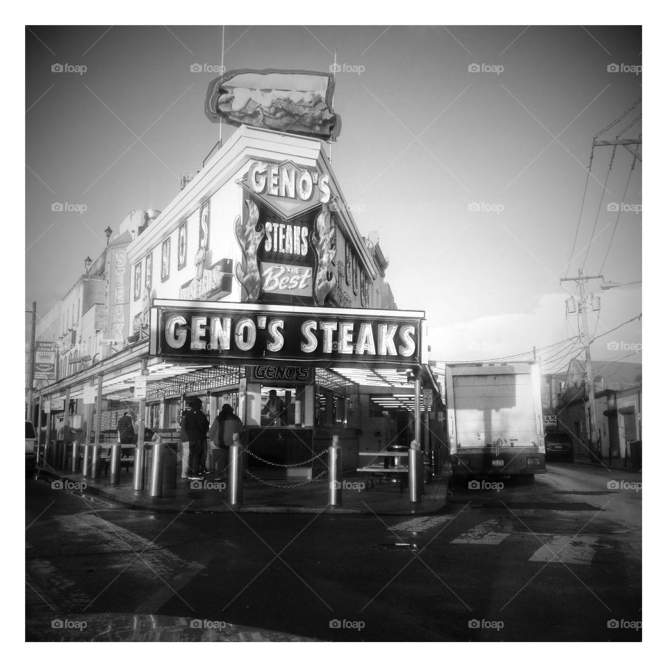 can't go to Philadelphia without having a Philly Cheese Steak.  mmmm