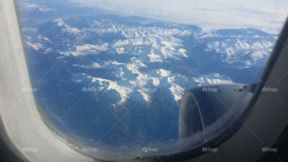 Mountain view from above