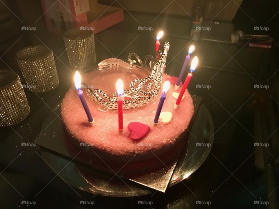 Princess birthday cake 