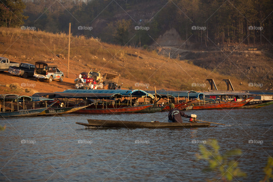 Boat in the river