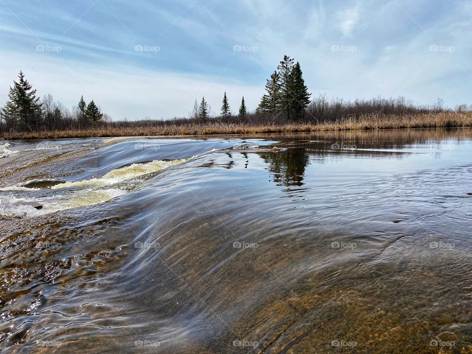 Small rapids on the Canadian Shield 