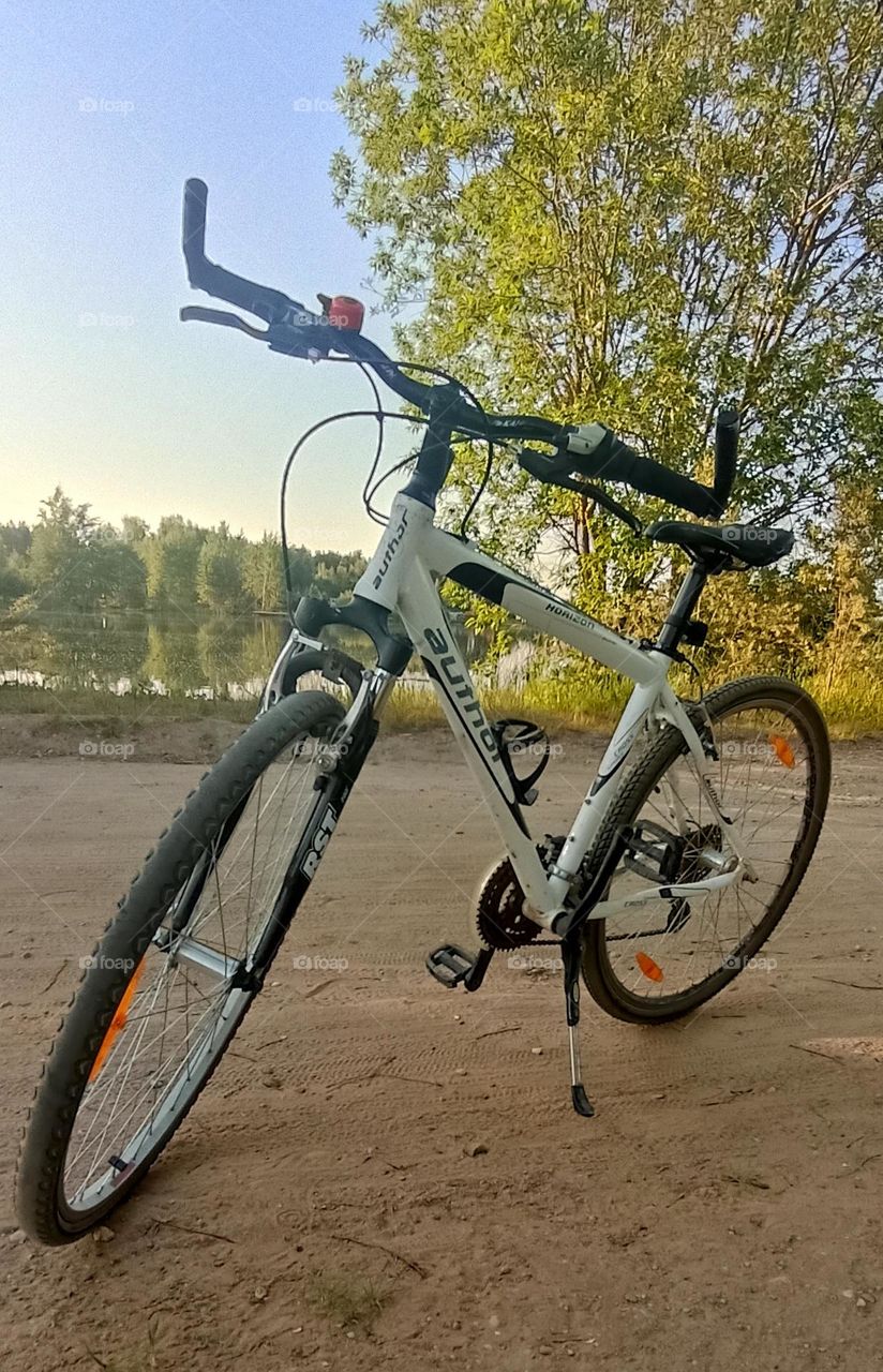 bike 🚲 on a rural road