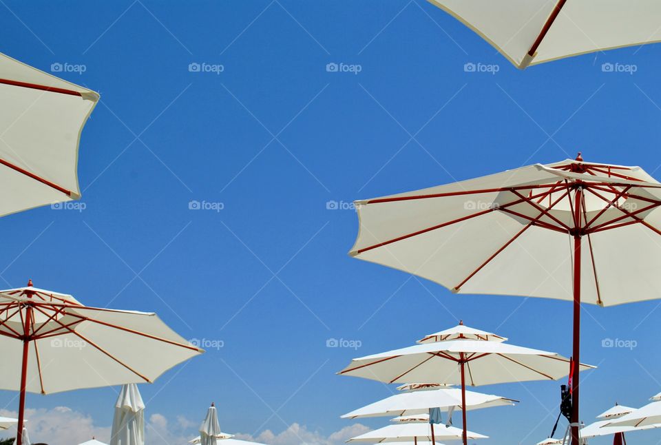 Umbrellas on the beach