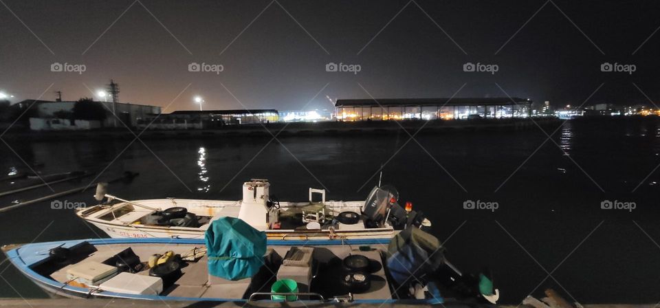 boat docked on the shore