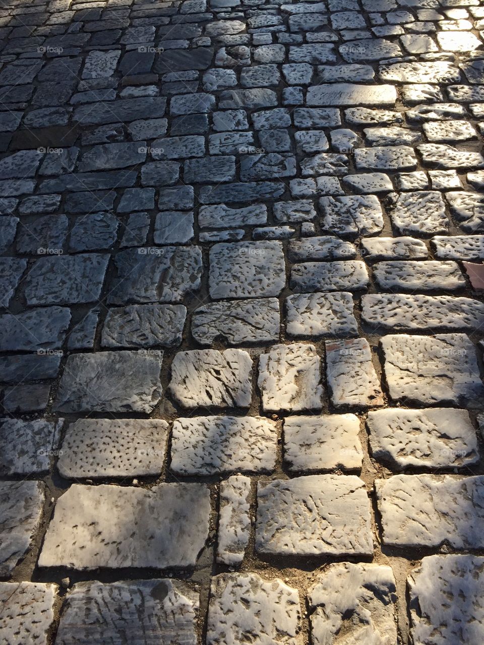 Paving stones in Athens