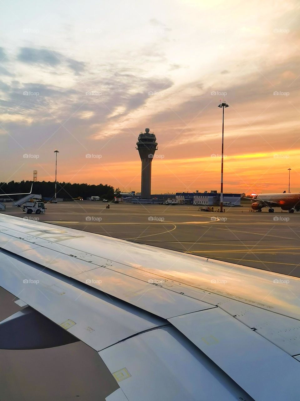 View from the plane window