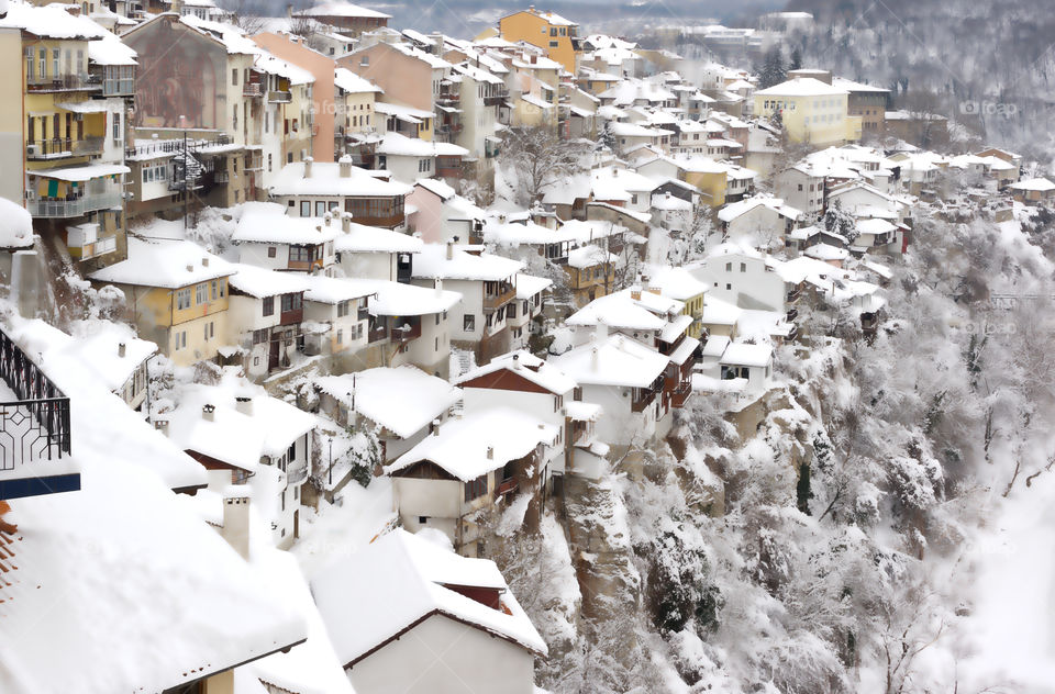 Winter cityscape (blur)