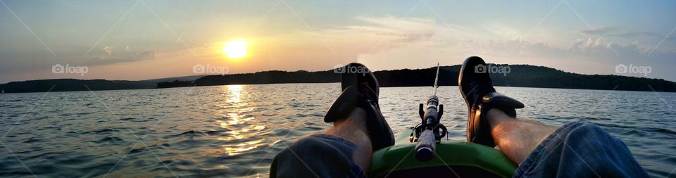 Just kayaking, fishing, and relaxing.
