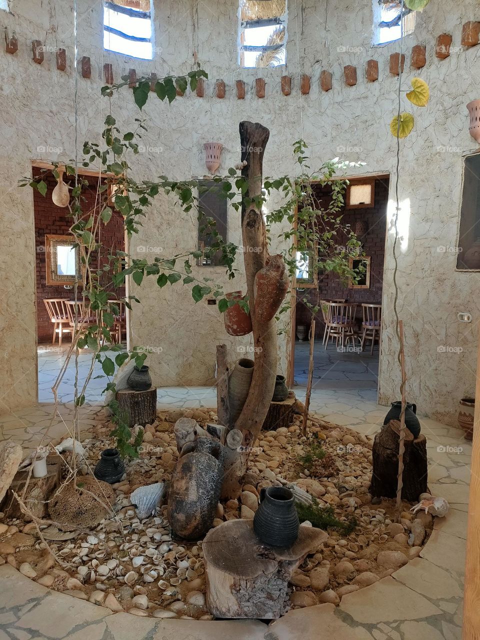 Interior decoration of siwa hotels