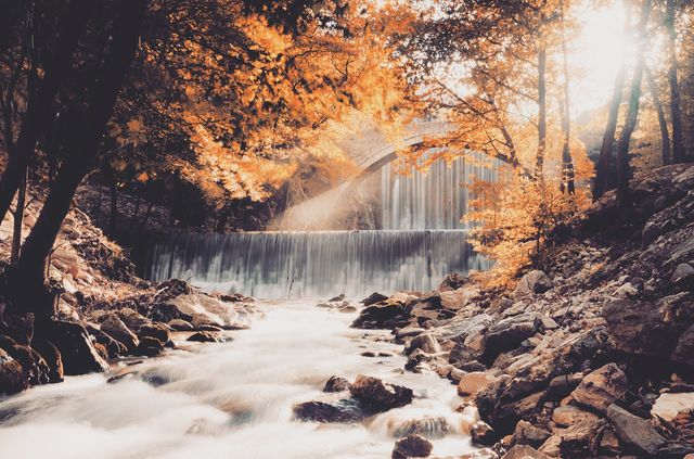 Amazing autumn countrydide